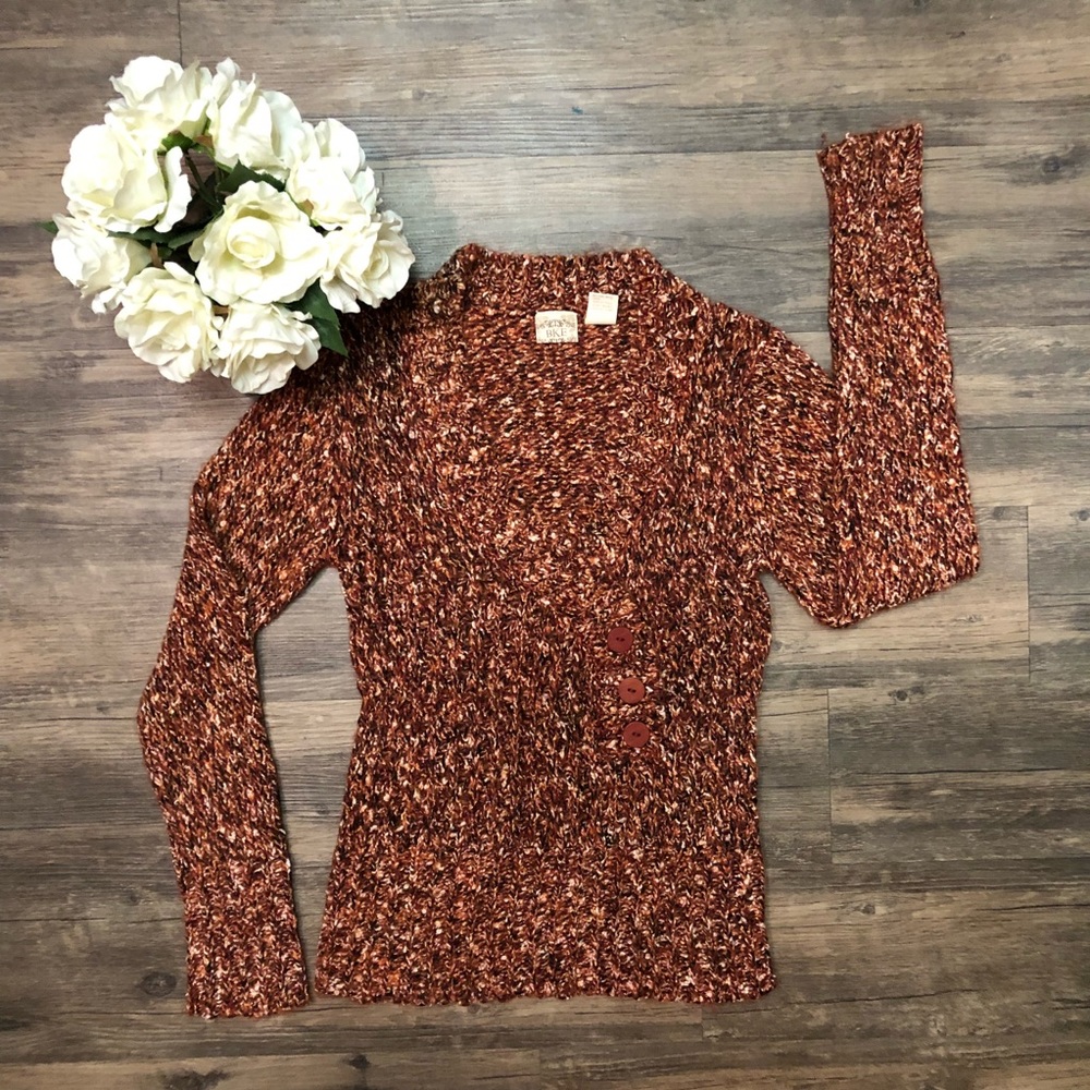 Buckle Buttoned Sweater